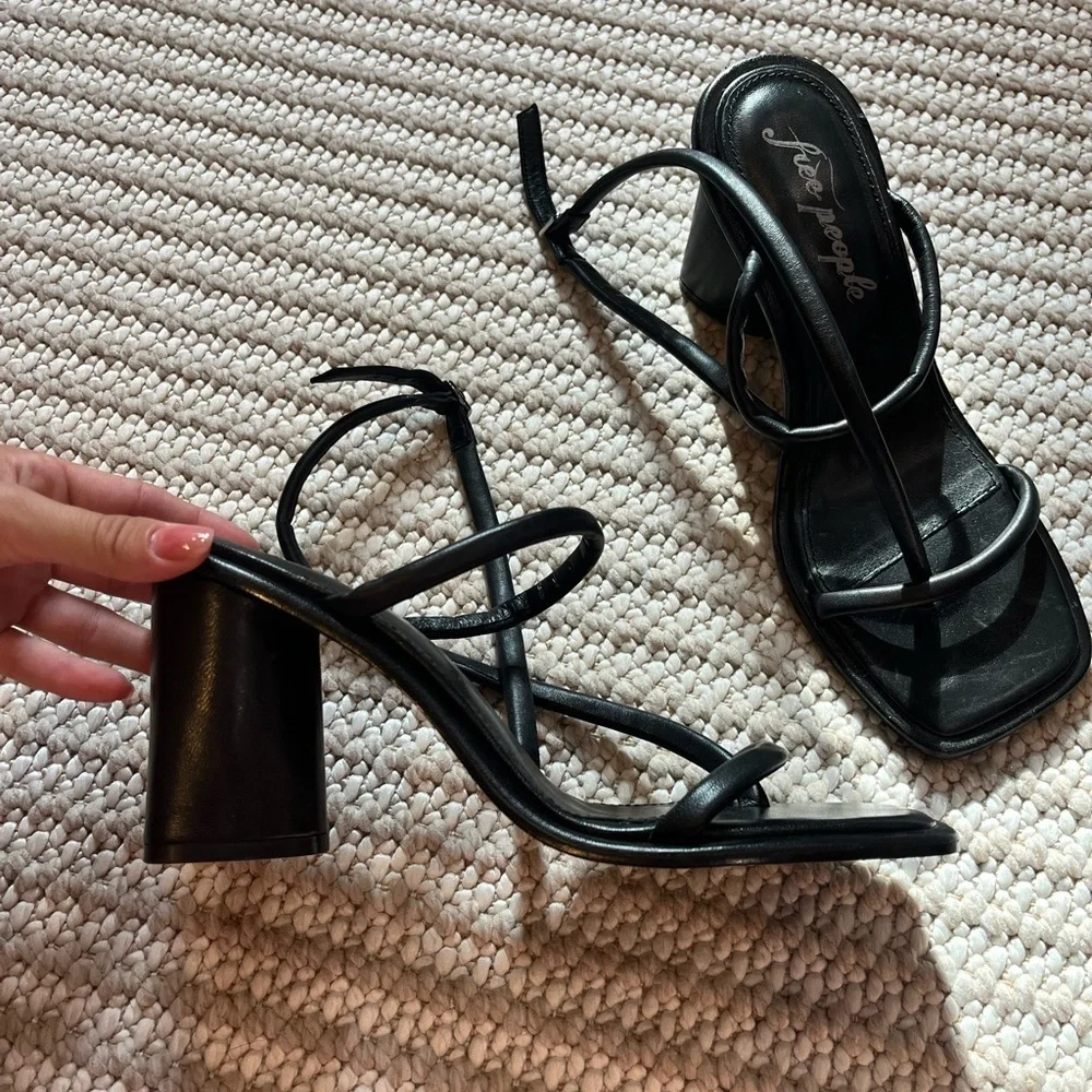 FREE PEOPLE Perth Strappy Slingback Heels